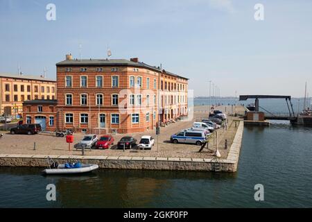 Hafen, Stralsund, Hansestadt, Mecklenburg-Vorpommern, Deutschland Stockfoto