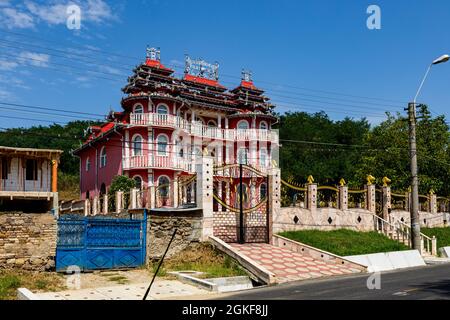 Der Zigeunerpalast von Hunedoara in Rumänien Stockfoto