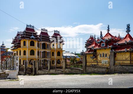 Der Zigeunerpalast von Hunedoara in Rumänien Stockfoto