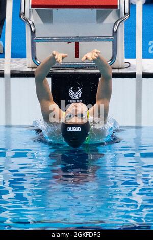 TOKIO (KOTO-KU), JAPAN - AUGUST 27: MAACK, Mira Jeanne (GER) vom Berliner Schwimmteam (Berlin), geboren am 20.01.2004 in Berlin, paralympische Klasse Stockfoto