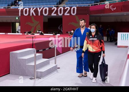 TOKIO (CHIYODA-KU), JAPAN - AUGUST 29: UPMANN, OLIVER (GER) VOM 1. Mannheimer JC (Baden-Württemberg), geboren am 23.06.1988 in Ibbenbüeren, paralymp Stockfoto