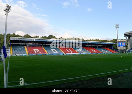 Blackburn, Großbritannien. September 2021. Eine allgemeine Ansicht von Ewood Park, der Heimat von Blackburn Rovers in Blackburn, Vereinigtes Königreich am 9/14/2021. (Foto von Simon Whitehead/News Images/Sipa USA) Quelle: SIPA USA/Alamy Live News Stockfoto
