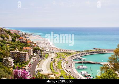 Cala del Forte an der Costa Ventimiglia, Ports Monaco. Stockfoto