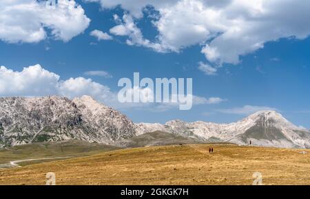 campo imperatore in der bergregion gran sasso d'italia des italienischen appennini Stockfoto