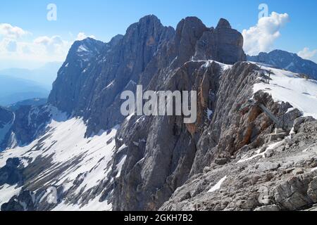 Wunderschöne Alpenlandschaft der Dachstein Region in Österreich Stockfoto