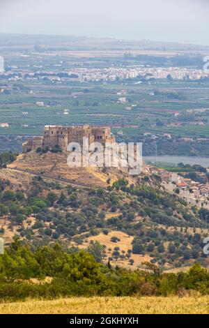 Schloss Rocca Imperiale in der Provinz Cosenza, Kalabrien, Italien Stockfoto