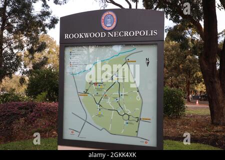 Rookwood Cemetery (Rookwood Necropolis). Stockfoto