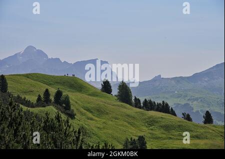 Erstaunliche Felsen der Dolomiten in Italien Stockfoto