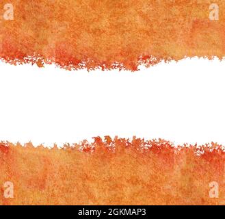 Abstrakter, wasserfarbener Spritzrahmen. Heller Hintergrund mit Platz für Text Stockfoto