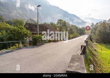 Hotel Casa Martinelli im Circolo della Maggia, Schweiz Stockfoto