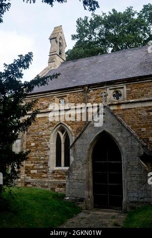 St. Denys Kirche, Stonton Wyville, Leicestershire, England, Großbritannien Stockfoto