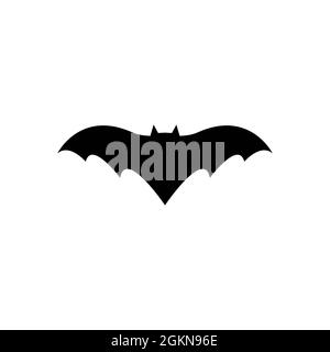 Bat Ilustration Logo Vektor Vorlage Stockfoto