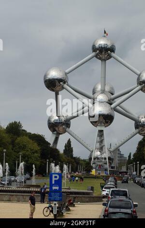 Atomium - Brüssel, Belgien Stockfoto