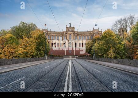 Maximilianeum - Sitz des Bayerischen Landtags - München, Bayern, Deutschland Stockfoto