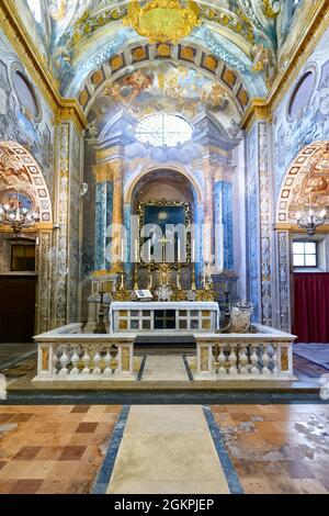 Todi Umbrien Italien. Chiesa della Nunziatina (Kirche von Nunziatina) Stockfoto