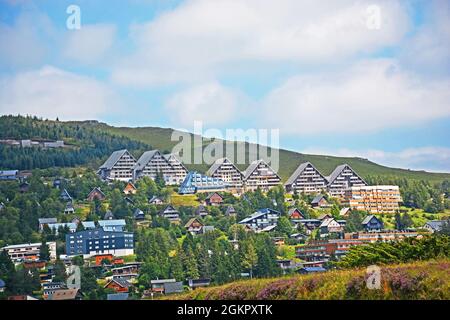 Super-Besse, Puy-de-Dome, Auvergne-Rhone-Alpes, Frankreich Stockfoto