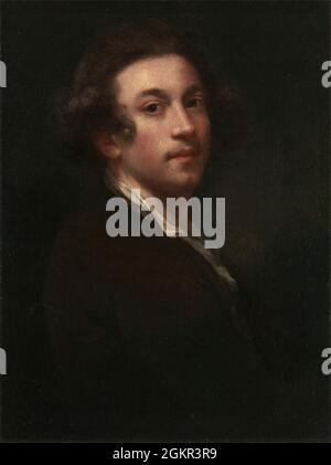 Künstler: Sir Joshua Reynolds (1723-1792) Titel: Selbstporträt Jahr: Ca. 1750 Stockfoto