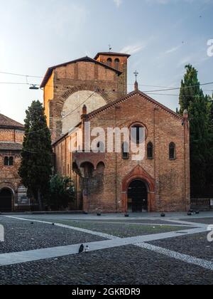 Santo Stefano Kirche auf der Piazza Santo Stefano, Bologna, Emilia Romagna, Italien, Europa Stockfoto