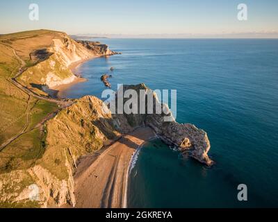 Durdle Door, Jurassic Coast, UNESCO-Weltkulturerbe, Dorset, England, Vereinigtes Königreich, Europa Stockfoto