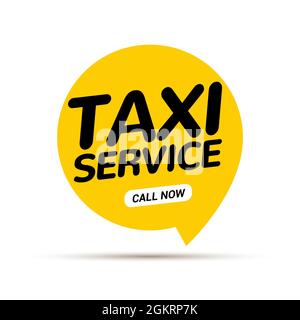 Taxi Service Pint Logo-Symbol. Taxi Service Karte Konzept Pin Stock Vektor