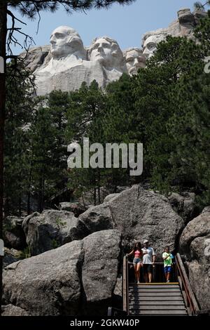 Mount Rushmore National Memorial. Keystone, South Dakota, USA Stockfoto