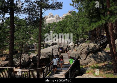 Mount Rushmore National Memorial. Keystone, South Dakota, USA Stockfoto