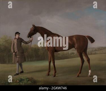 Vintage George Stubbs Pferd Malerei Kunst Stockfoto