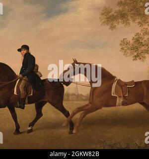 Vintage George Stubbs Pferd Malerei Kunst Stockfoto