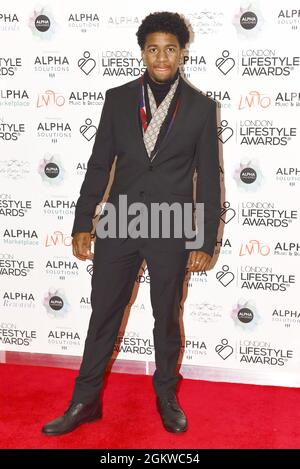 Tejy nimmt an den Life Style Awards 2021 im Landmark Hotel am 13. September 2021 in London, Großbritannien Teil Stockfoto