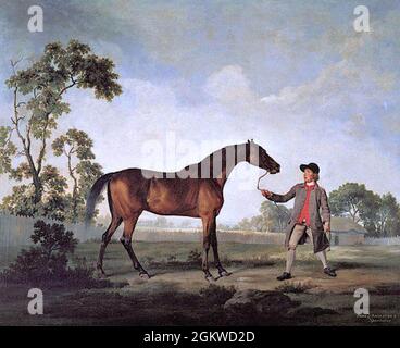 Vintage George Stubbs Pferd Malerei Kunst Stockfoto