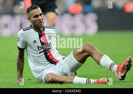 ISTANBUL, TÜRKEI - 15. SEPTEMBER: Souza von Besiktas während des UEFA Champions League-Spiels zwischen Besiktas und Borussia Dortmund am 15. September 2021 im Vodafone Park in Istanbul, Türkei (Foto: TUR/Orange Picics) Credit: Orange Pics BV/Alamy Live News Stockfoto