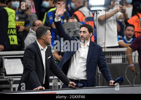 Mailand, Italien. September 2021. Diego Milito vor dem UEFA Champions League-Fußballspiel der Gruppe D zwischen dem FC Internazionale und Real Madrid im San Siro-Stadion in Mailand (Italien), 15. September 2021. Foto Andrea Staccioli/Insidefoto Kredit: Insidefoto srl/Alamy Live News Stockfoto