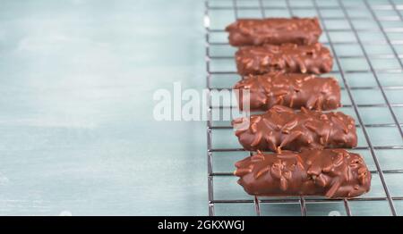 Nurnberg elisen Lebkuchen mit Mandeln, traditionelle deutsche weihnachtsbonbons Stockfoto