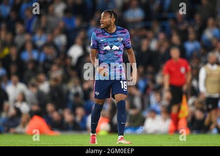 Christopher Nkunku von RB Leipzig während des Spiels Stockfoto