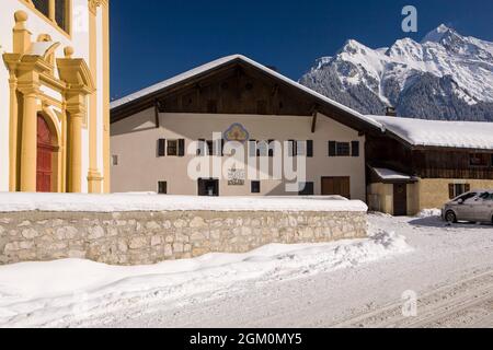 FRANKREICH HAUTE-SAVOIE (74) SAINT-GERVAIS, MUSEUM FÜR SAKRALE KUNST VON SAINT-NICOLAS-DE-VEROCE UND BIONNASSAY PEAK Stockfoto