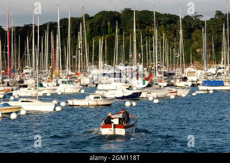 FRANCE.BRITTANY.COTES D'ARMOR(22) TREBEURDEN.DIE ROSAFARBENE GRANITKÜSTE.(BILD NICHT FÜR KALENDER ODER POSTKARTE VERFÜGBAR) Stockfoto