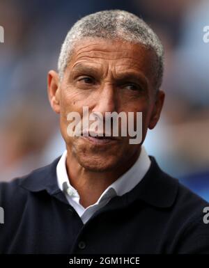 Aktenfoto vom 08-08-2021 von Chris Hughton, Nottingham Forest. Bilddatum: Sonntag, 8. August 2021. Ausgabedatum: Donnerstag, 16. September 2021. Stockfoto