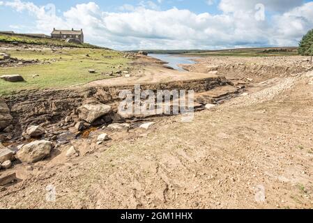 Grimwith House in der Nähe des Grimwith Stausees am Hebden Moor in der Nähe von Grassington Stockfoto