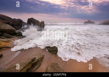 Kund Malir Beach, Makran Küstenstraße Balochistan, Pakistan. Selektiver Fokus Stockfoto