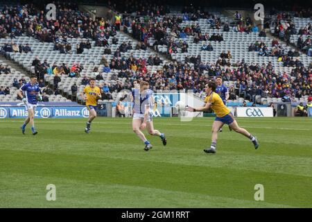 Eine Aufnahme, die am Tag des Finales der Gälischen Fußball-Nationalliga im Croke Park Dublin aufgenommen wurde Stockfoto