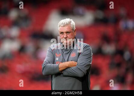 Aktenfoto vom 23-07-2021 von Steve Bruce, Manager von Newcastle United. Ausgabedatum: Donnerstag, 16. September 2021. Stockfoto