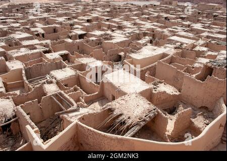 Die alten Ruinen der Stadt Alula in der Medina von Saudi-Arabien Stockfoto