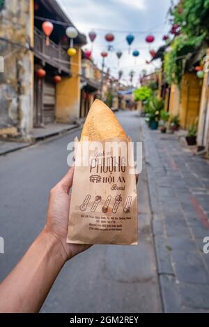 Banh mi Phuong ist als das beste Brot der Welt bekannt - vietnamesisches Sandwich - vietnamesisches Essen Stockfoto