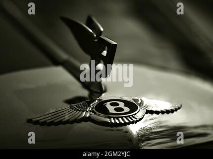 Classic Vintage Bentley - Abzeichen Stockfoto