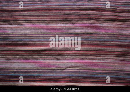 Mexiko traditionelle Handwerk Textil, Poncho mexikanischen cinco de Mayo Teppich Decke Serape Fiesta traditionellen Mexiko Stockfoto