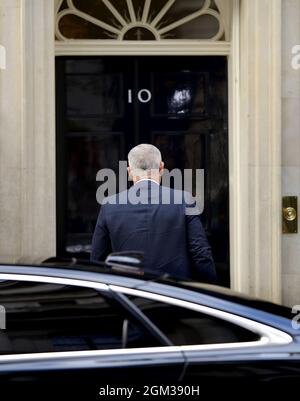 Steve Barclay MP kam während einer Kabinettsumbildung in der Downing Street an, in der er zum Kanzler des Herzogtums Lancaster und Minister f ernannt wurde Stockfoto