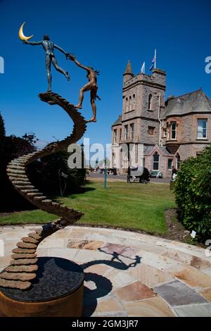 Kunst- und Seelenskulptur-Ausstellung im Culloden Hotel, Cultra, Belfast, Nordirland Stockfoto