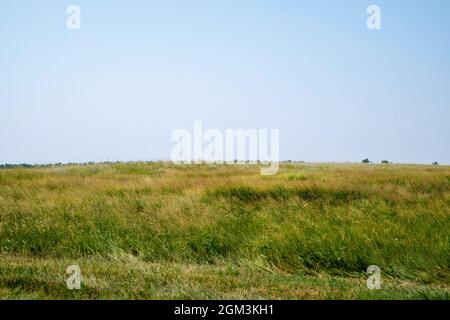 Am 29. November 1864 wurden hier mehr als 230 Indianer von der US-Armee getötet. Sand Creek Massacre National Historic Site, Kiowa County, Colo Stockfoto