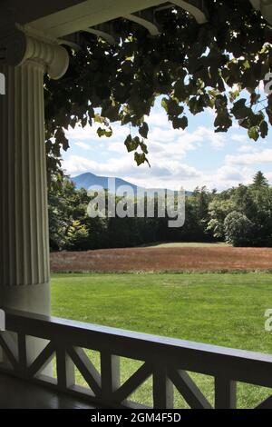 USA, New Hampshire, Saint Gaudens National Historical Park, Haus, Gärten, Skulptur, Ssculptor, Stockfoto