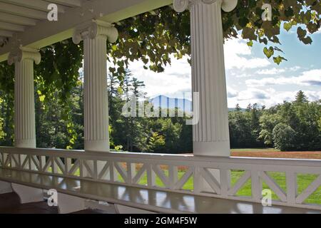 USA, New Hampshire, Saint Gaudens National Historical Park, Haus, Gärten, Skulptur, Ssculptor, Stockfoto